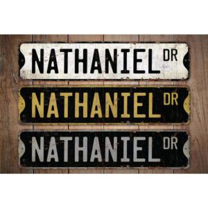 Nathaniel-Name-Sign-Premium-Quality-Rustic-Metal-Sign-Images