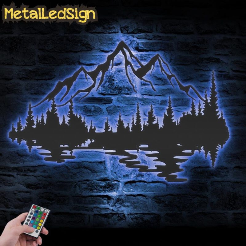 Nature-Mountain-Forest-Metal-Wall-Art-LED-Light-3-2.jpg