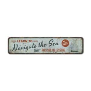 Navigate-The-Sea-Premium-Quality-Rustic-Metal-Sign-2