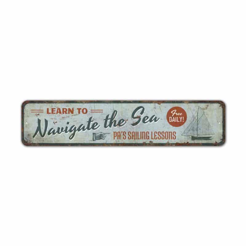 Navigate-The-Sea-Premium-Quality-Rustic-Metal-Sign-2