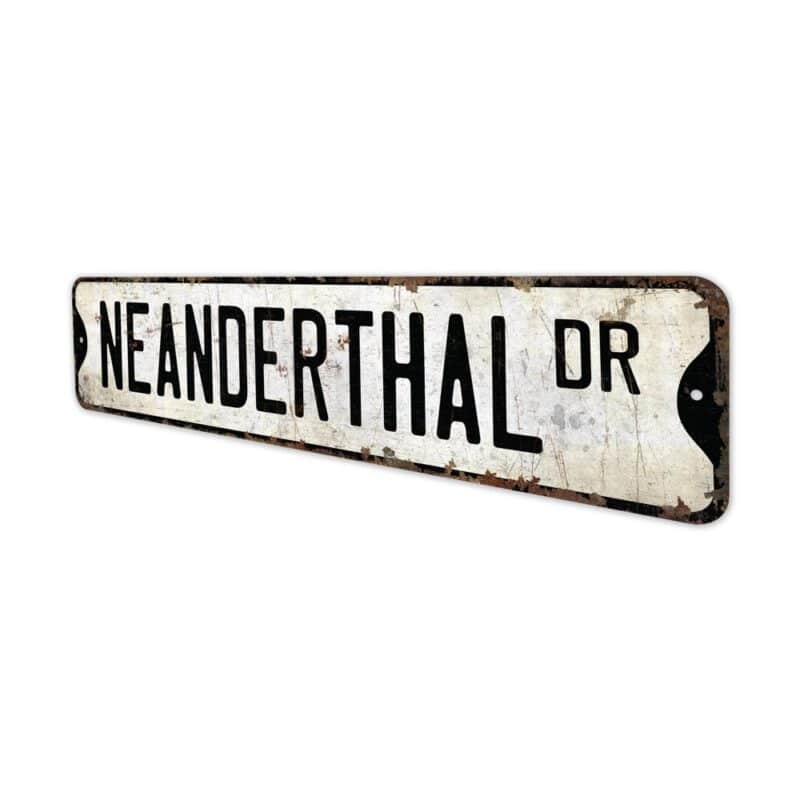 Neanderthal-Premium-Quality-Rustic-Metal-Sign-4