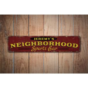 Neighborhood-Sports-Bar-Premium-Quality-Rustic-Metal-Sign-Images