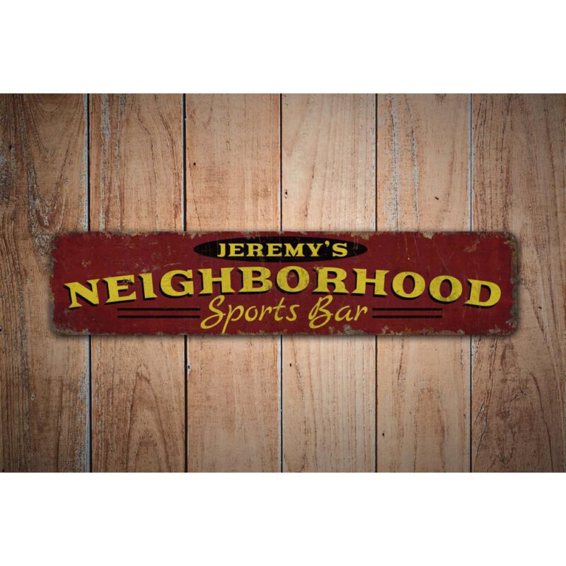 Neighborhood-Sports-Bar-Premium-Quality-Rustic-Metal-Sign-Images