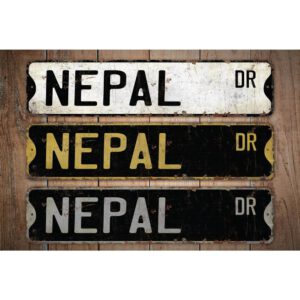 Nepal-Premium-Quality-Rustic-Metal-Sign-Images