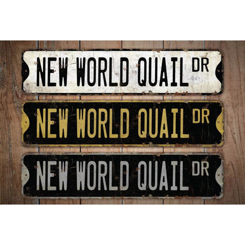 New-World-Quail-Premium-Quality-Rustic-Metal-Sign-Images