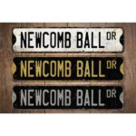 Newcomb-Ball-Premium-Quality-Rustic-Metal-Sign-Images