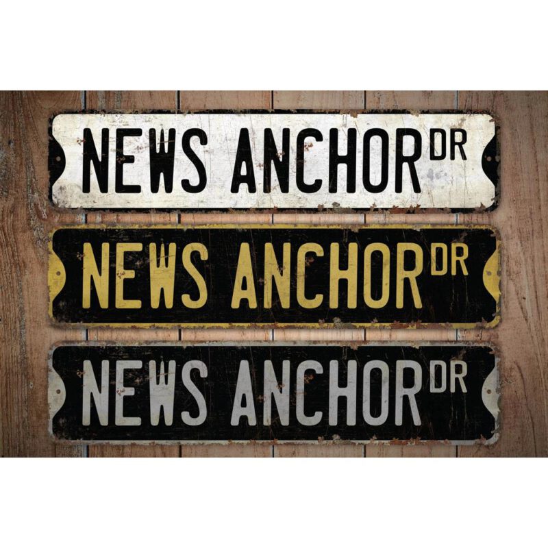 News-Anchor-Premium-Quality-Rustic-Metal-Sign-Images