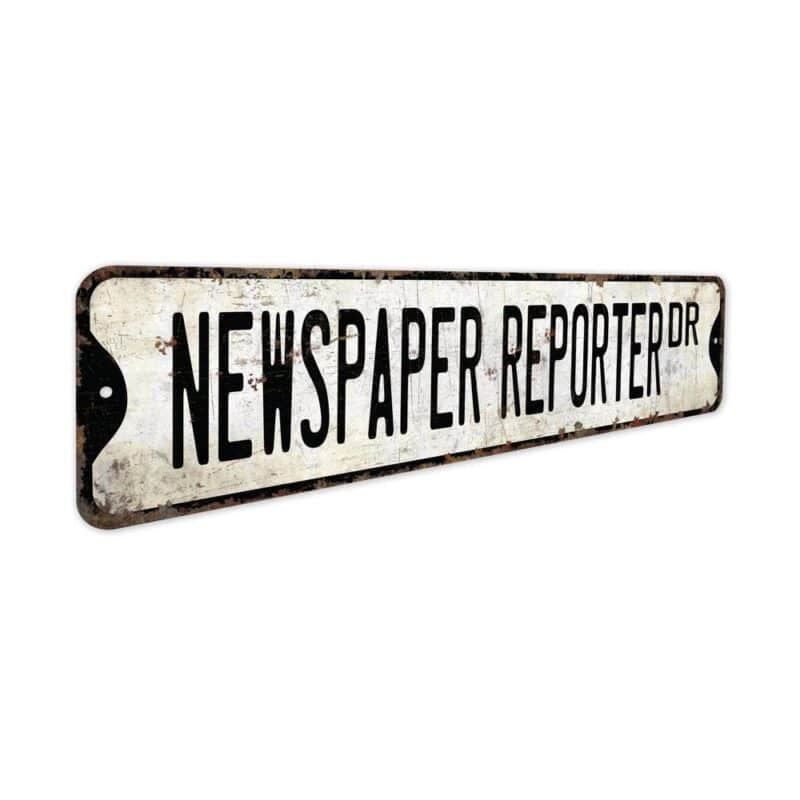 Newspaper-Reporter-Premium-Quality-Rustic-Metal-Sign-3