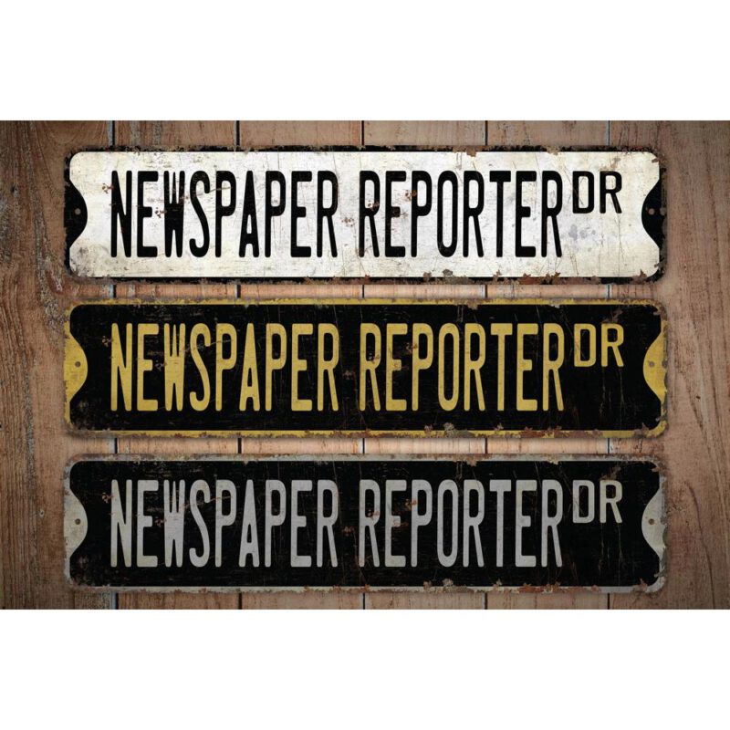 Newspaper-Reporter-Premium-Quality-Rustic-Metal-Sign-Images