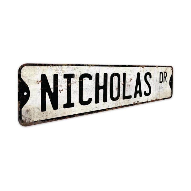 Nicholas-Name-Sign-Premium-Quality-Rustic-Metal-Sign-3