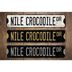 Nile-Crocodile-Premium-Quality-Rustic-Metal-Sign-Images