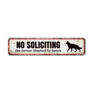 No-Soliciting-Sign-Premium-Quality-Rustic-Metal-Sign-2