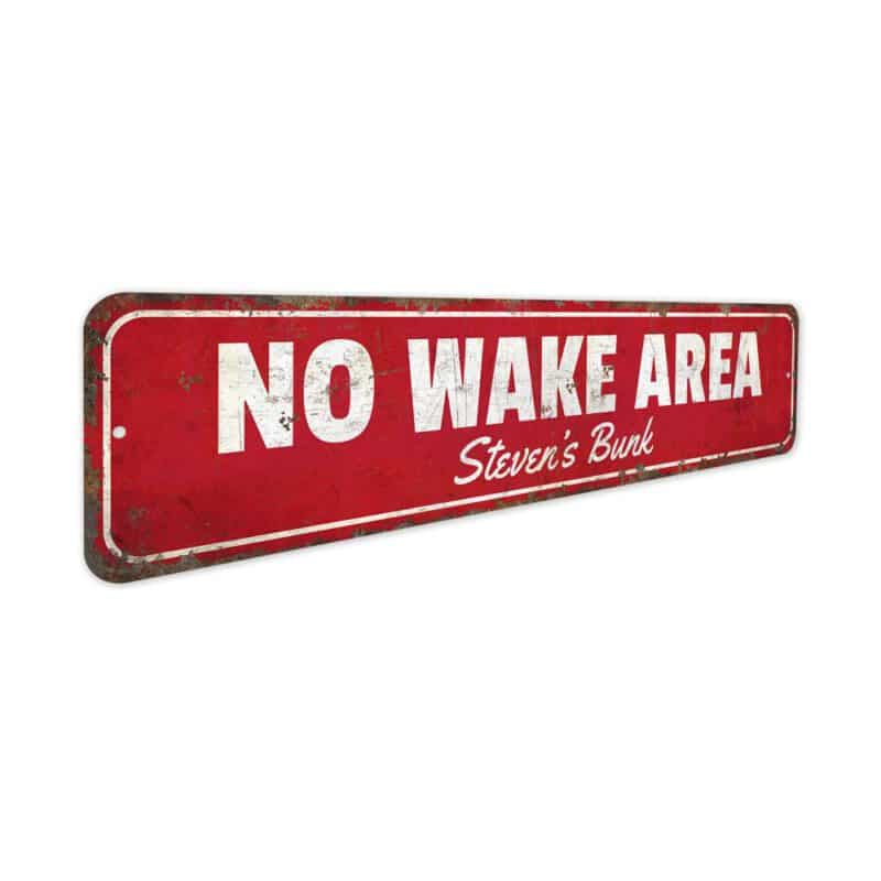 No-Wake-Area-Sign-Premium-Quality-Rustic-Metal-Sign-3