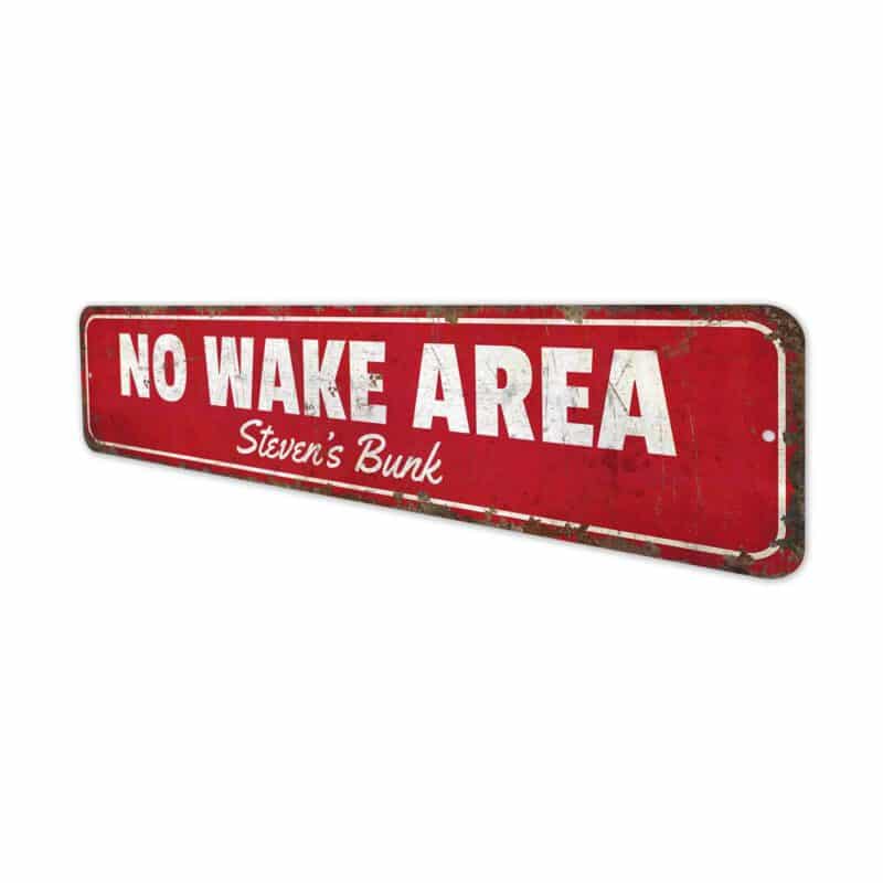 No-Wake-Area-Sign-Premium-Quality-Rustic-Metal-Sign-4