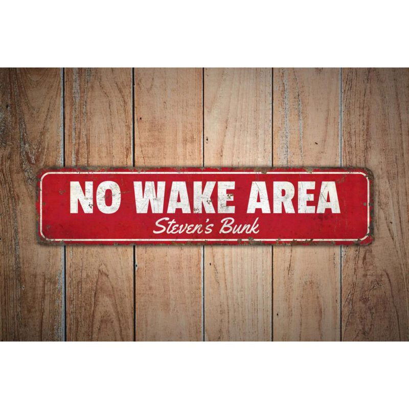 No-Wake-Area-Sign-Premium-Quality-Rustic-Metal-Sign-Images