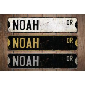 Noah-Name-Sign-Premium-Quality-Rustic-Metal-Sign-Images