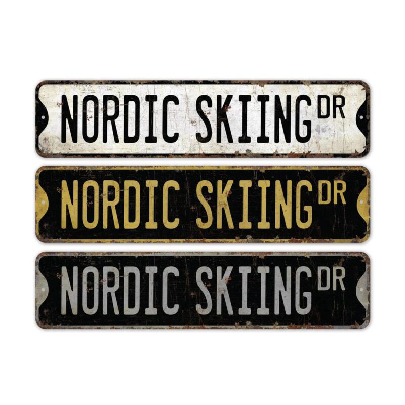 Nordic-Skiing-Premium-Quality-Rustic-Metal-Sign-2