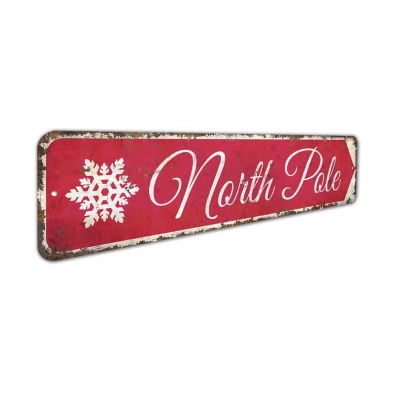 North-Pole-Premium-Quality-Rustic-Metal-Sign-3