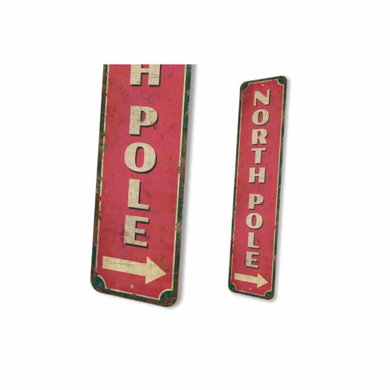 North-Pole-Sign-Premium-Quality-Rustic-Metal-Sign-4