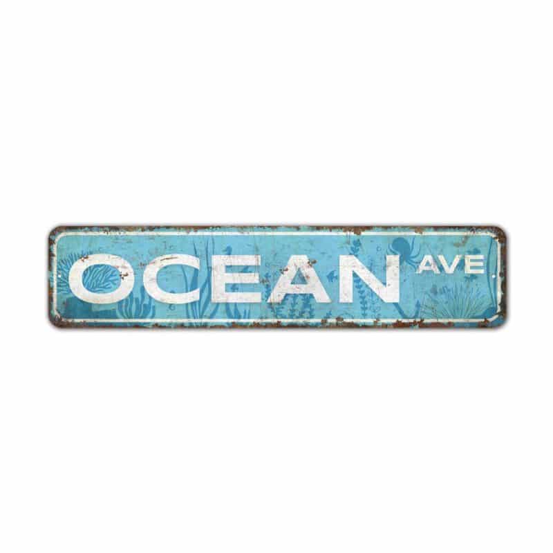 Ocean-Avenue-Sign-Premium-Quality-Rustic-Metal-Sign-2