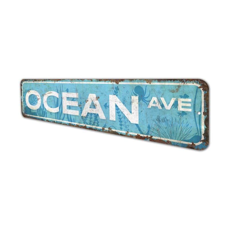 Ocean-Avenue-Sign-Premium-Quality-Rustic-Metal-Sign-4