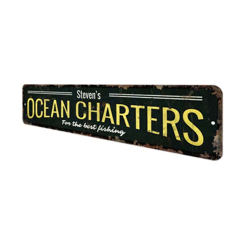 Ocean-Charters-Sign-Premium-Quality-Rustic-Metal-Sign-4