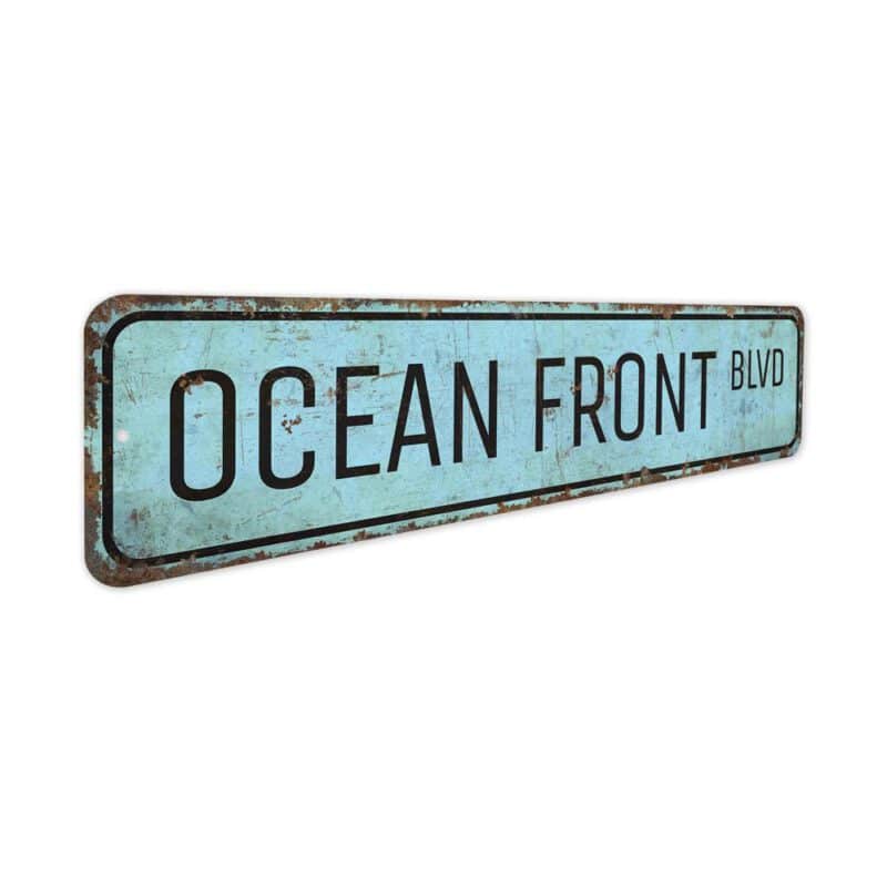 Ocean-Front-Boulevard-Premium-Quality-Rustic-Metal-Sign-3