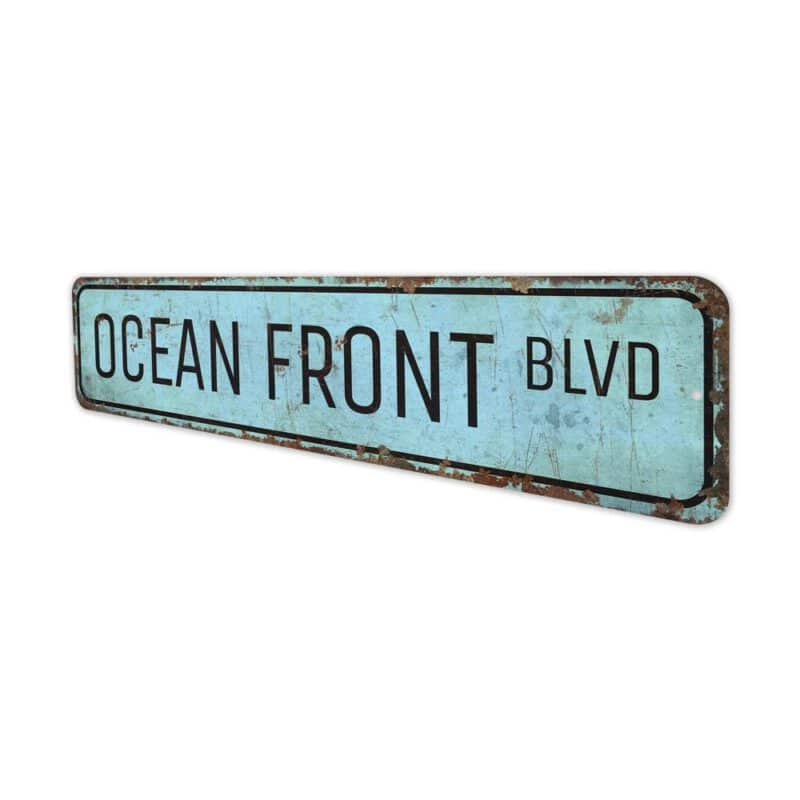 Ocean-Front-Boulevard-Premium-Quality-Rustic-Metal-Sign-4