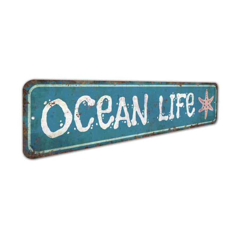 Ocean-Life-Sign-Premium-Quality-Rustic-Metal-Sign-3