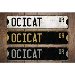 Ocicat-Sign-Premium-Quality-Rustic-Metal-Sign-Images