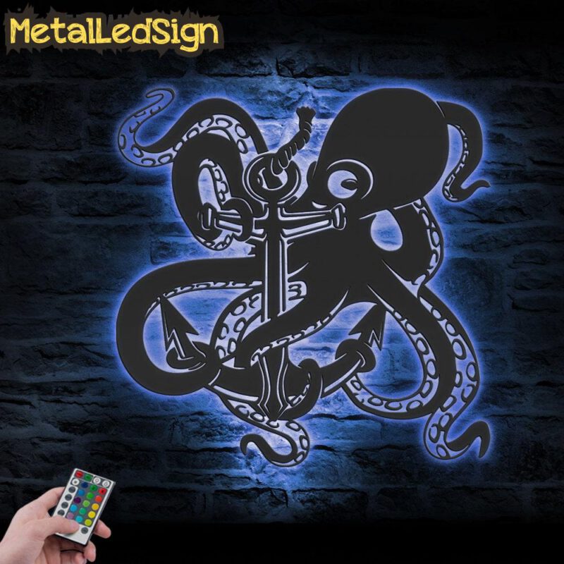 Octopus-And-Anchor-Metal-Wall-Art-LED-Light-3.jpg