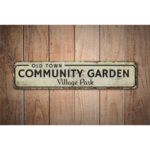 Old-Town-Community-Garden-Premium-Quality-Rustic-Metal-Sign-Images