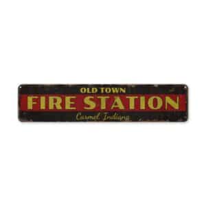 Old-Town-Fire-Station-Premium-Quality-Rustic-Metal-Sign-2