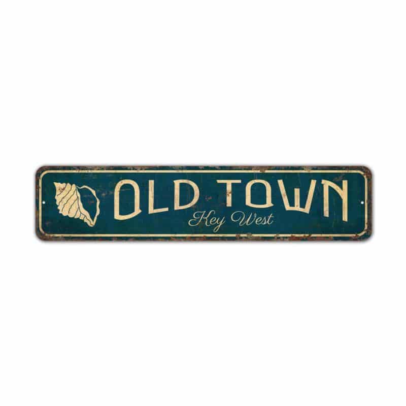 Old-Town-Key-West-Sign-Premium-Quality-Rustic-Metal-Sign-2