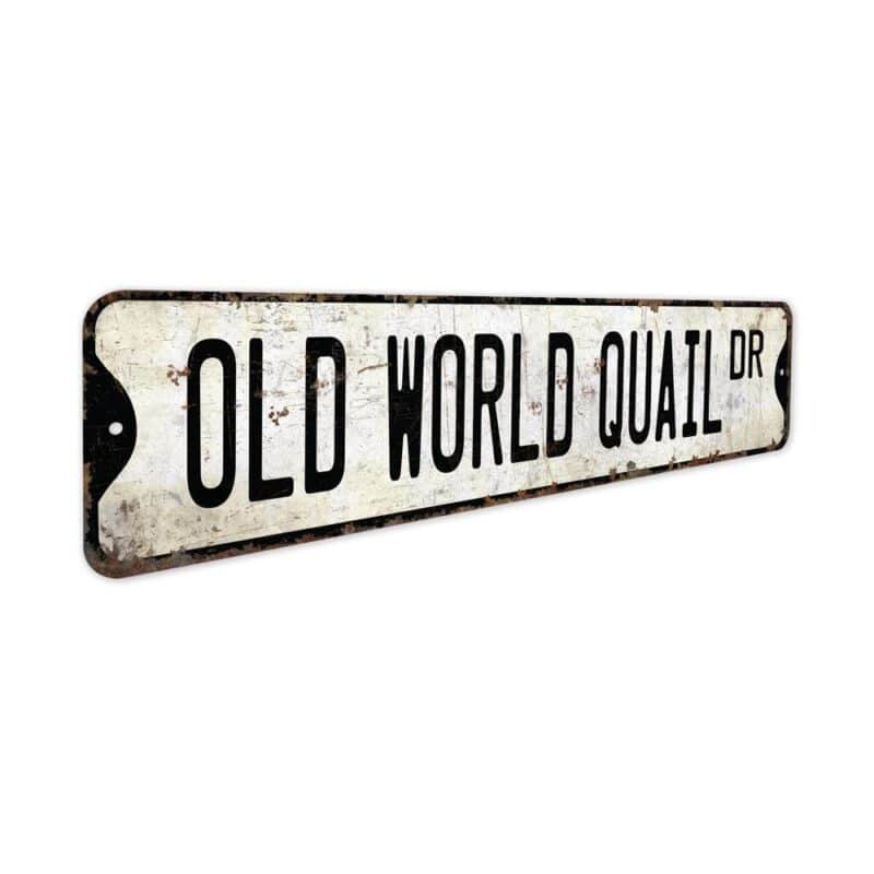 Old-World-Quail-Premium-Quality-Rustic-Metal-Sign-3