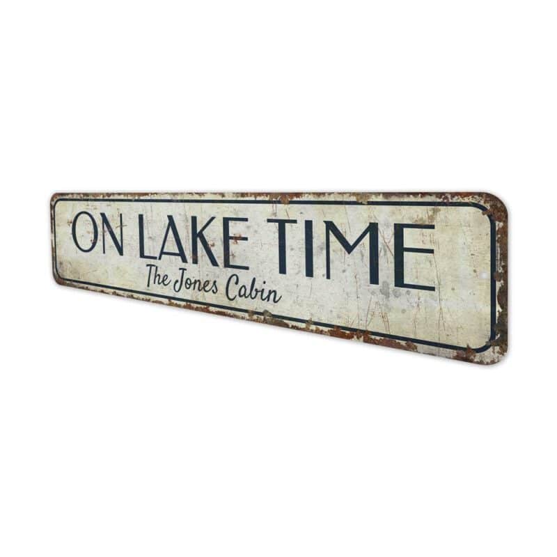 On-Lake-Time-Premium-Quality-Rustic-Metal-Sign-4