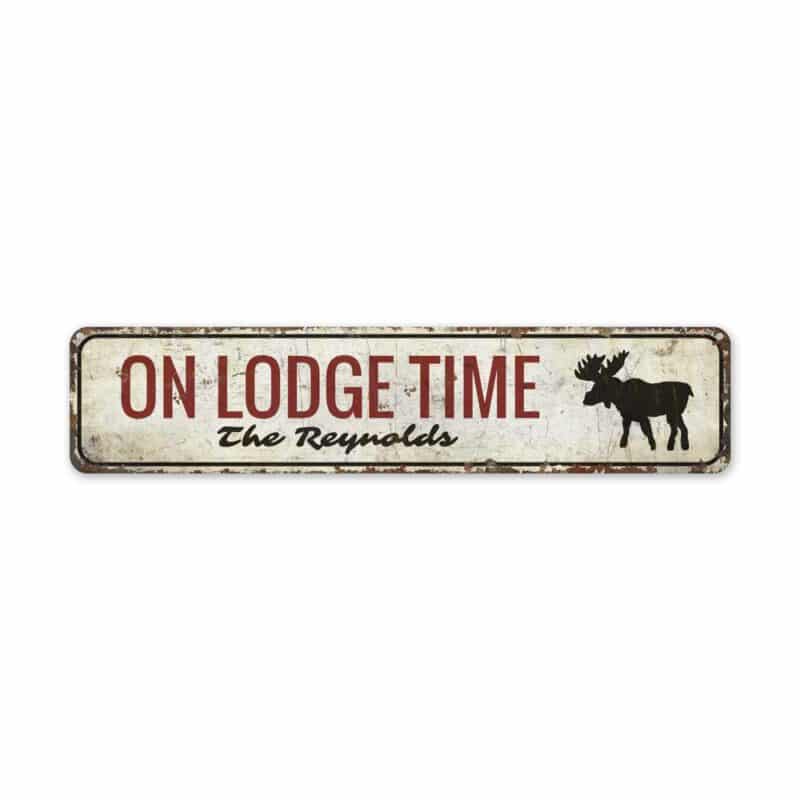 On-Lodge-Time-Premium-Quality-Rustic-Metal-Sign-2