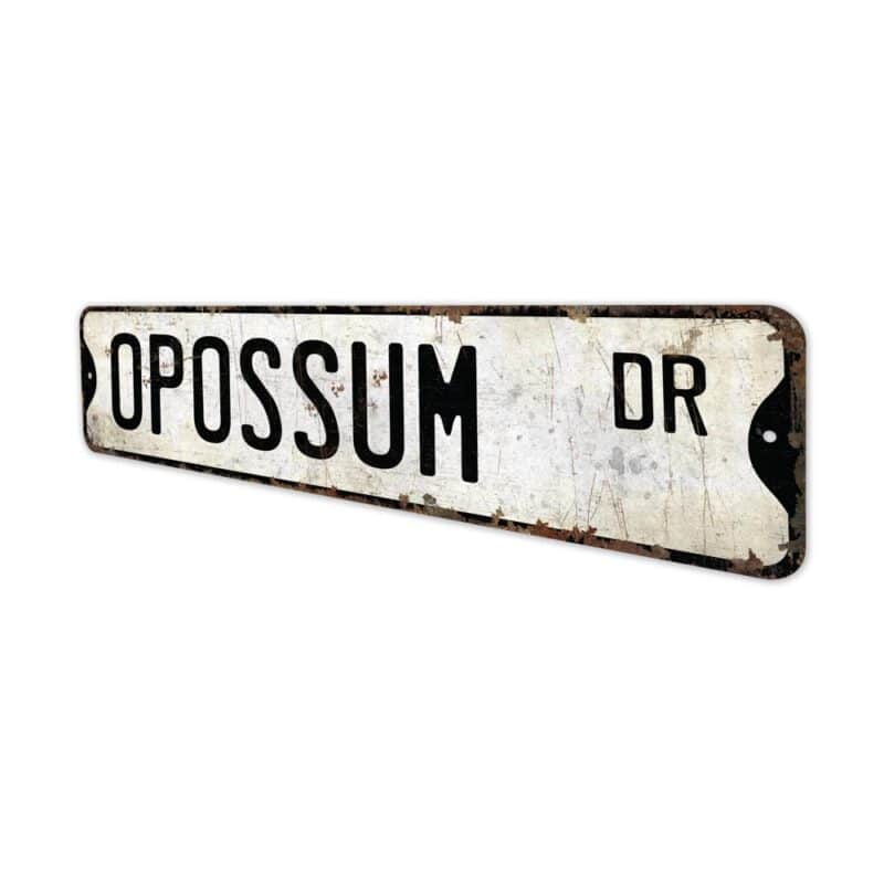 Opossum-Premium-Quality-Rustic-Metal-Sign-4