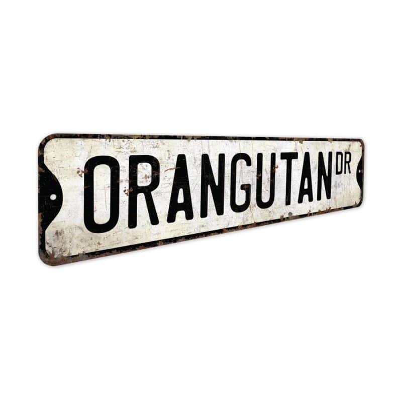 Orangutan-Premium-Quality-Rustic-Metal-Sign-3