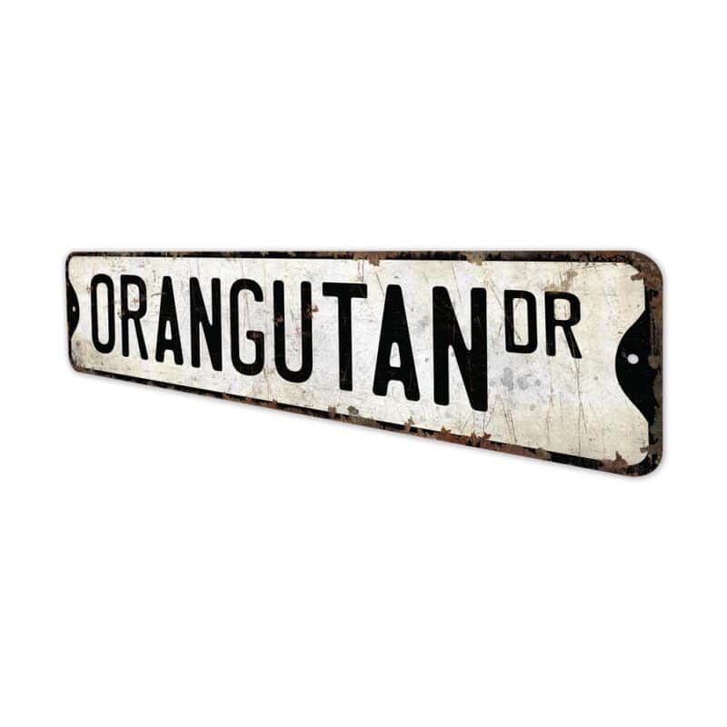 Orangutan-Premium-Quality-Rustic-Metal-Sign-4