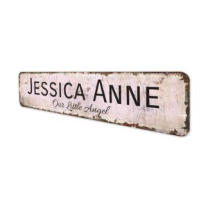 Our-Little-Angel-Sign-Premium-Quality-Rustic-Metal-Sign-Images