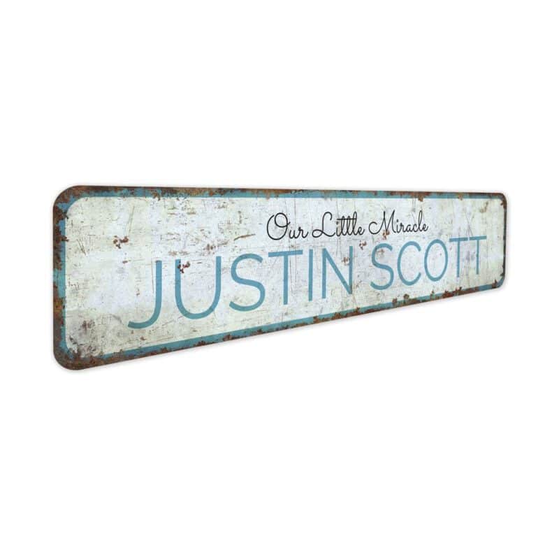 Our-Little-Miracle-Premium-Quality-Rustic-Metal-Sign-2