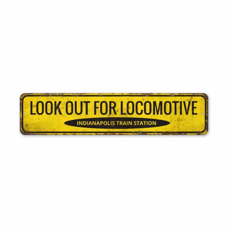 Out-for-Locomotive-Premium-Quality-Rustic-Metal-Sign-2