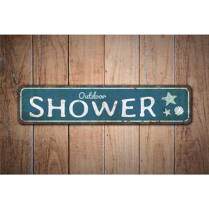 Outdoor-Shower-Premium-Quality-Rustic-Metal-Sign-Images