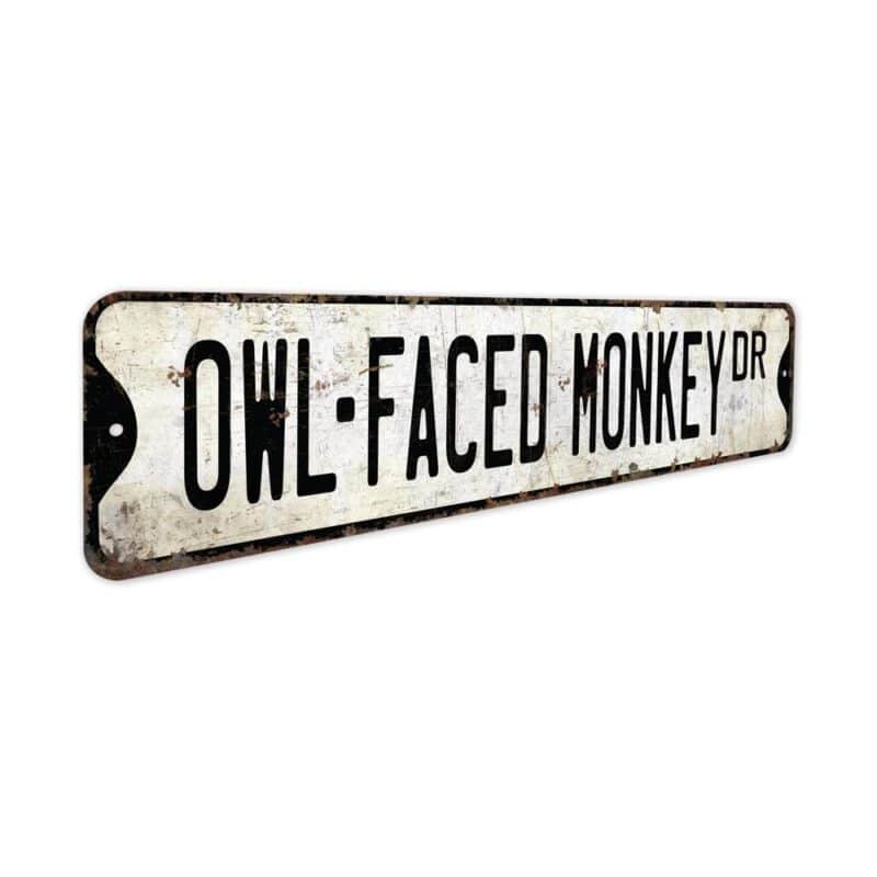 Owl-Faced-Monkey-Premium-Quality-Rustic-Metal-Sign-3