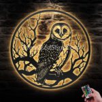 Owl-On-The-Branch-Metal-Wall-Art-With-Led-Light-Images-2