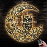 Owl-On-The-Moon-Metal-Wall-Art-With-Led-Light-Images-1