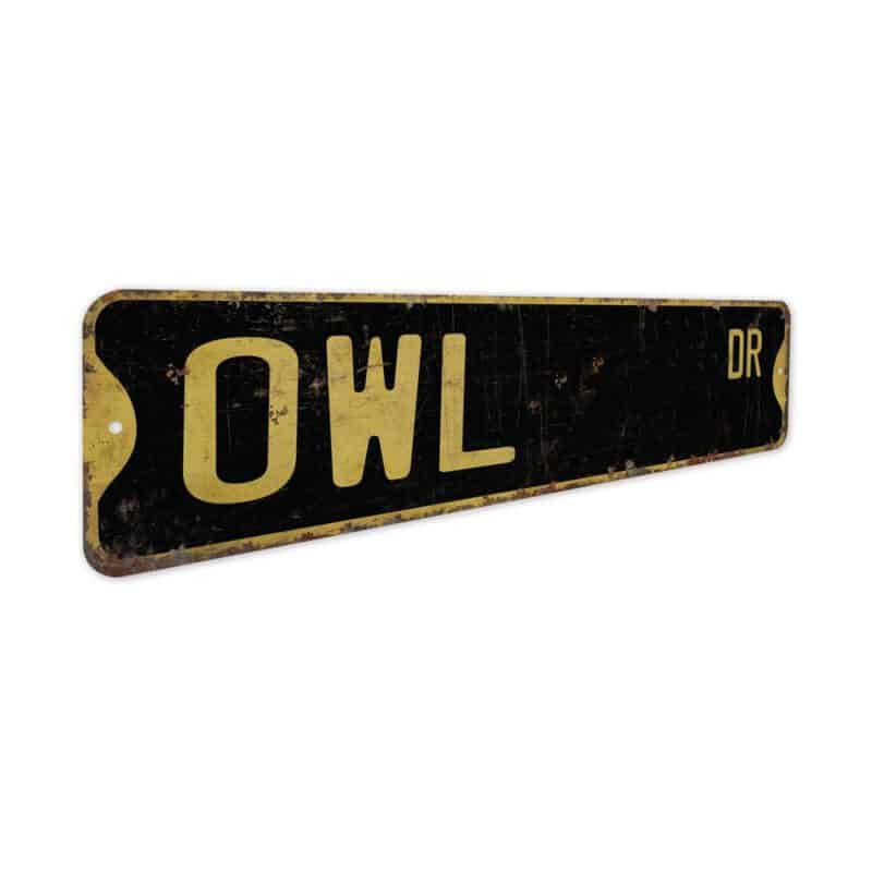Owl-Premium-Quality-Rustic-Metal-Sign-5