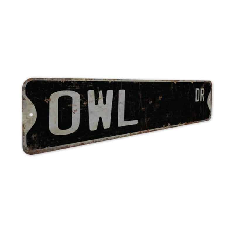 Owl-Premium-Quality-Rustic-Metal-Sign-7