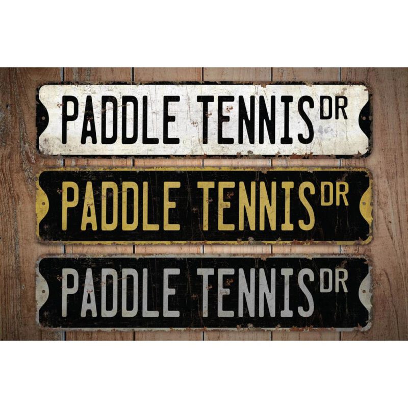 Paddle-Tennis-Premium-Quality-Rustic-Metal-Sign-Images